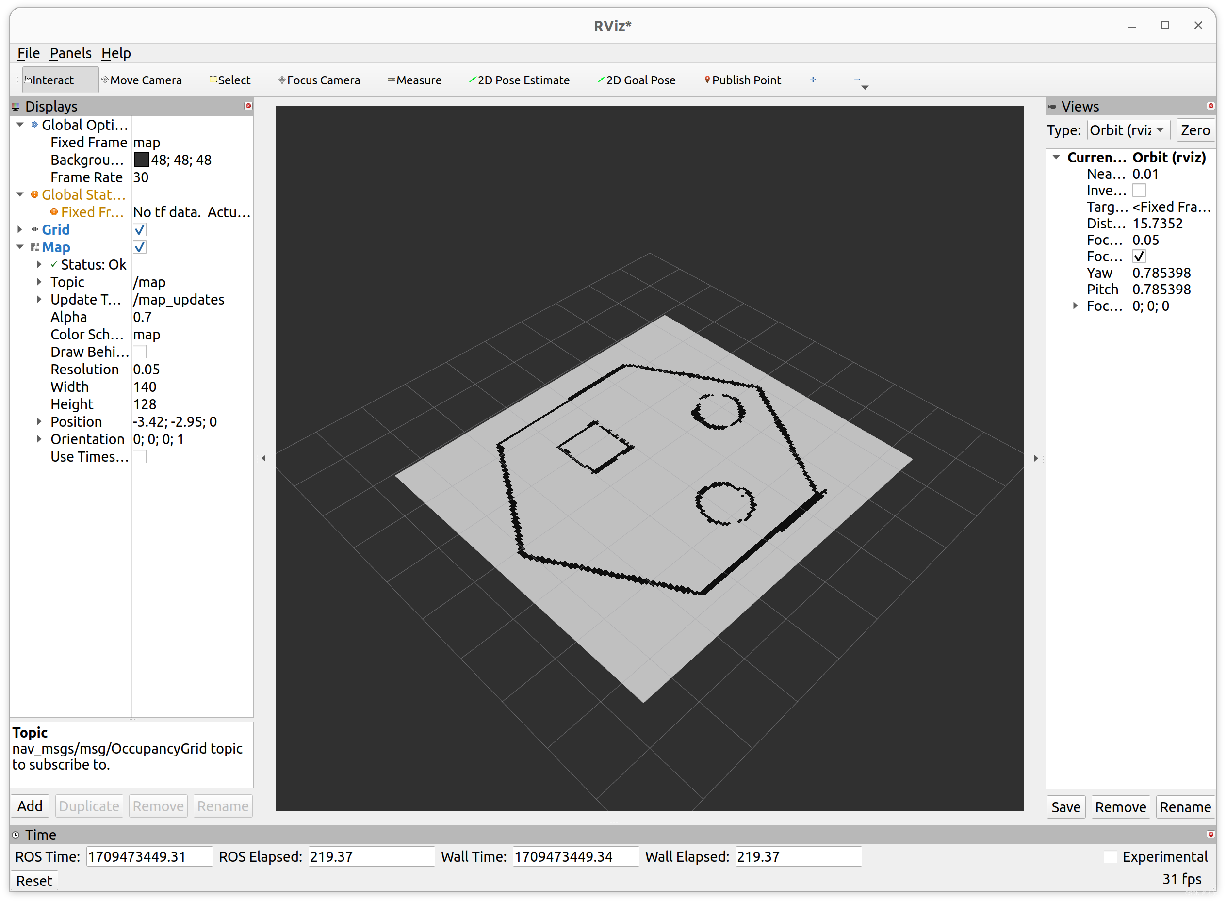 ros2的nav2_map_server导入地图时，rviz2显示no map received