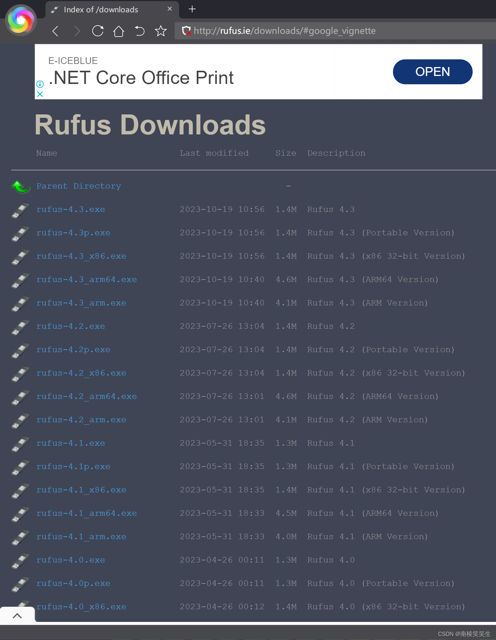 20231218在微软官网下载WINDOWS10以及通过rufus-4.3p写入U盘作为安装盘