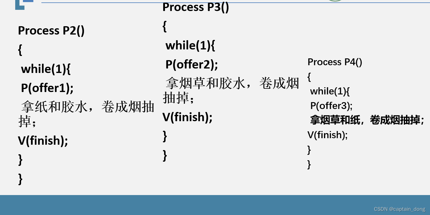 操作系统期末复习大题---经典进程的同步问题