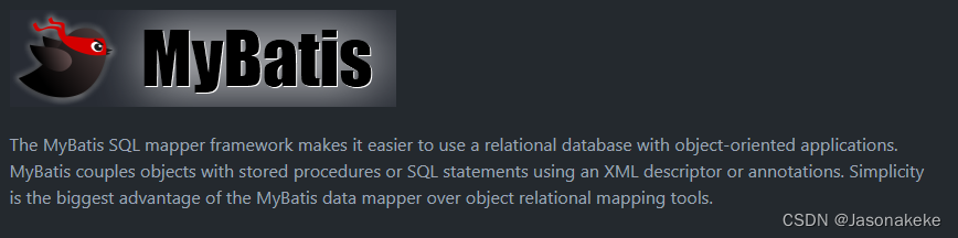 MyBatis一、MyBatis简介