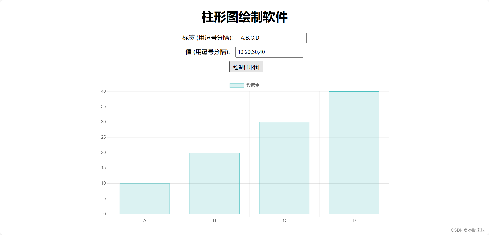 html做一个画柱形图的软件