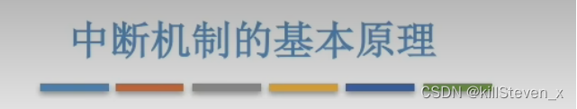 不同中断信号