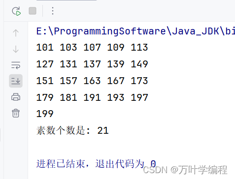 Java程序之素数问题