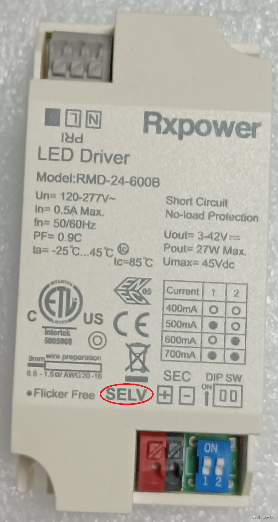 安全特低电压 SELV(Safety Extra Low Voltage，缩写SELV) 是不接地系统的安全特低电压