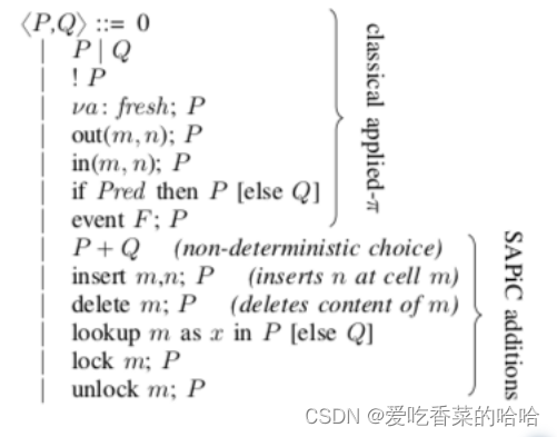 tamarin manual总结笔记5（使用流程的模型规格）