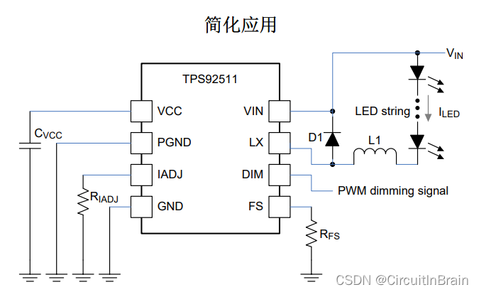 Floating buck驱动LED