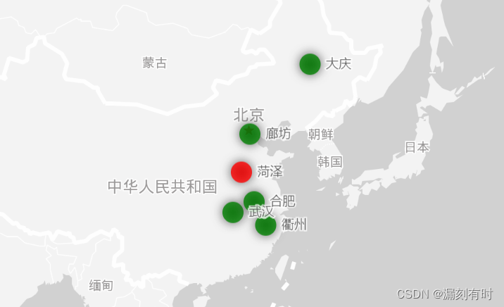 漏刻有时数据可视化Echarts组件开发(46)散点图颜色判断