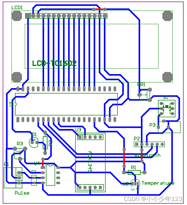 stm32单片机的智能手环-心率-步数-距离-体温-蓝牙监控