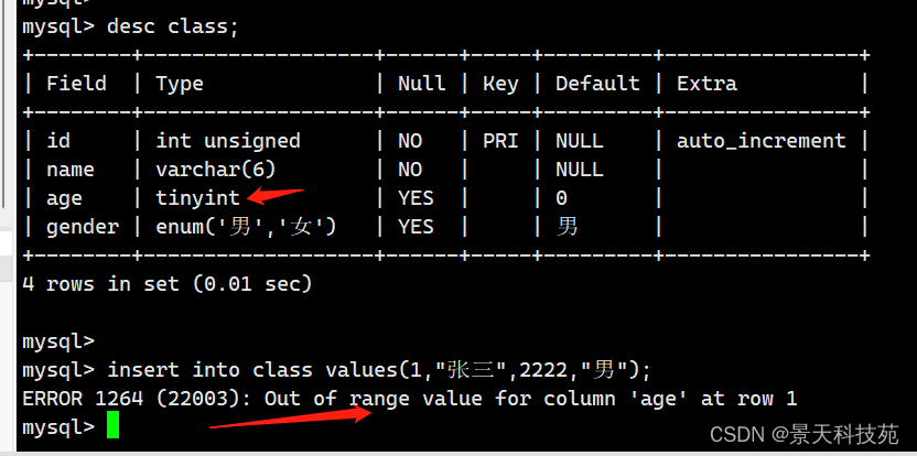 【mysql】mysql中的数据类型知多少？