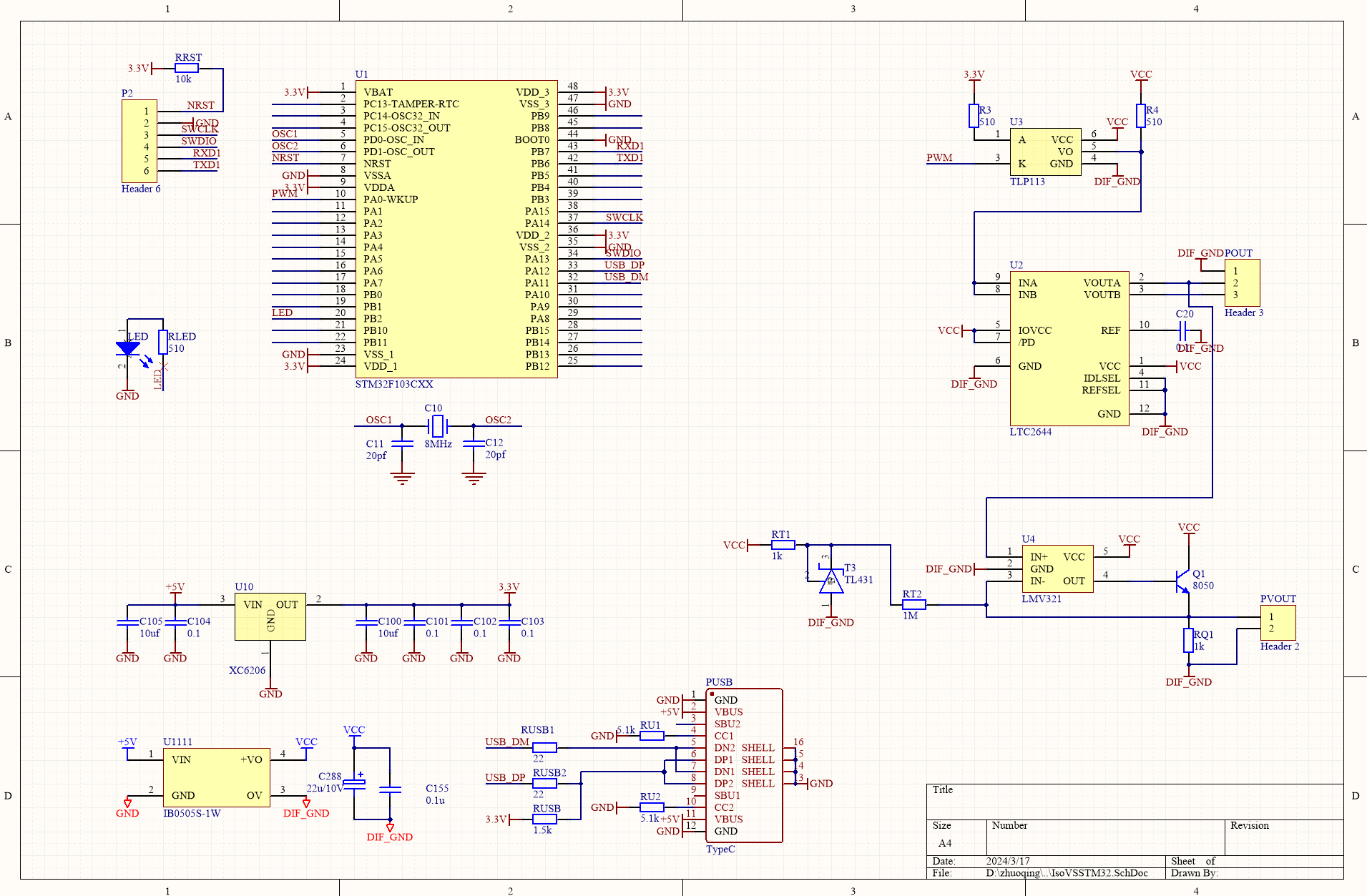 stm32f103rbt6电路图图片