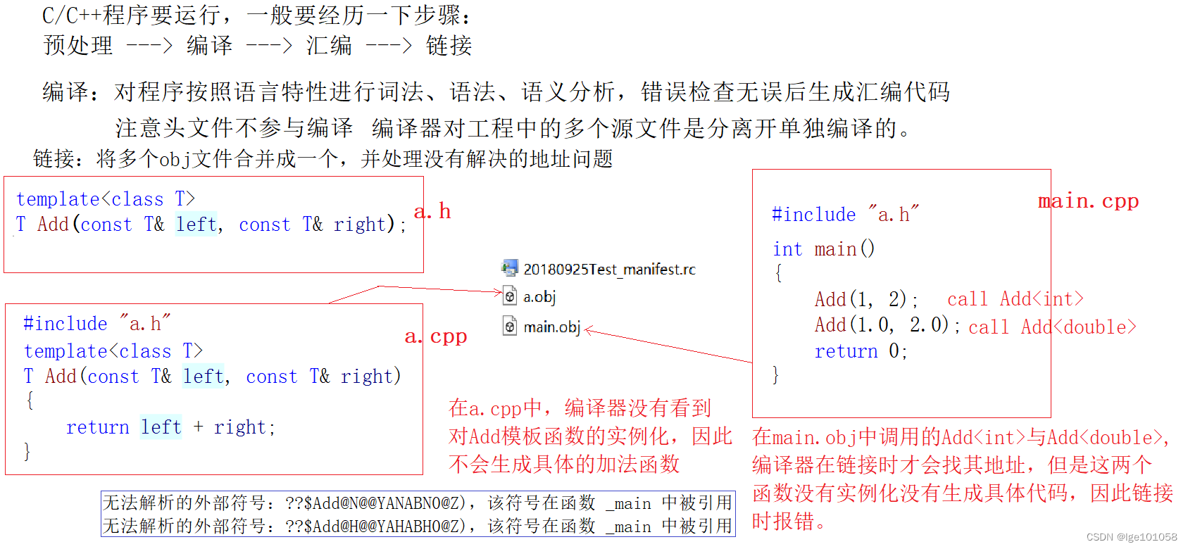 【C++】学习笔记——模板进阶