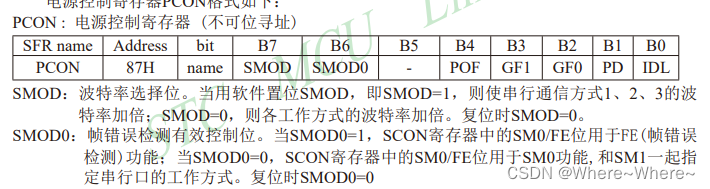 51单片机中TCON, IE, PCON等寄存器的剖析