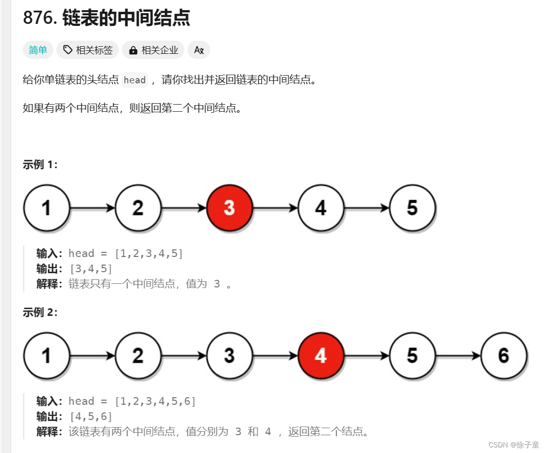 链表<span style='color:red;'>经典</span><span style='color:red;'>算法</span>OJ<span style='color:red;'>题目</span>（<span style='color:red;'>2</span>）