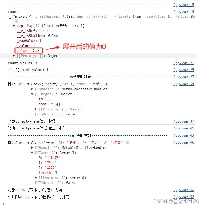 Vue响应式状态ref()与reactive()