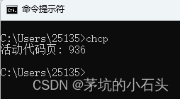 windows的cmd/PowerShell修改中文字符编码