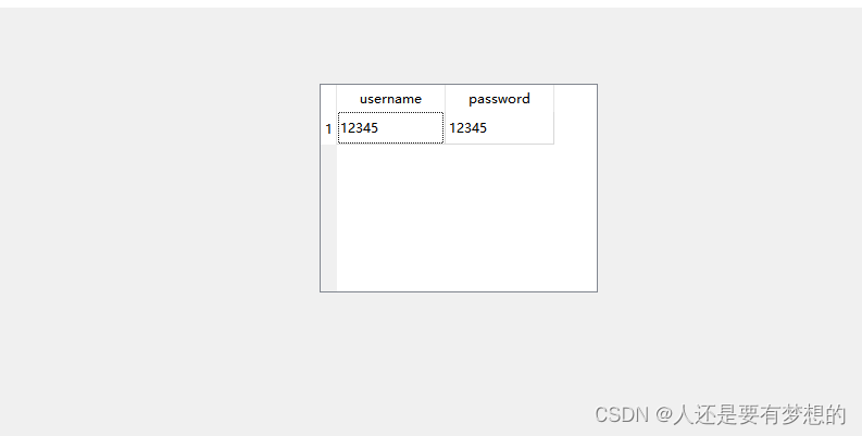 mysql数据库表的数据显示到前端tableView