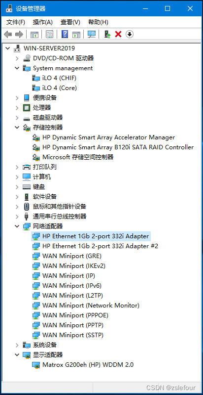 HPE ProLiant MicroServer Gen8驱动程序下载（windows）