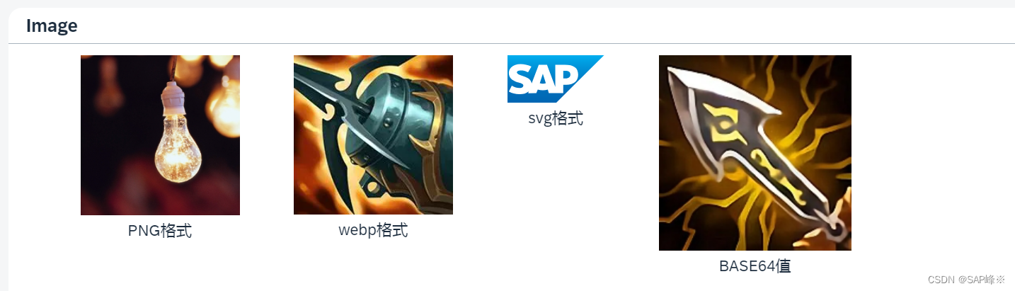 [UI5 常用控件] 03.Icon, Avatar,Image