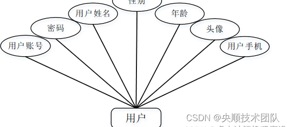 图4-4用户实体属性图