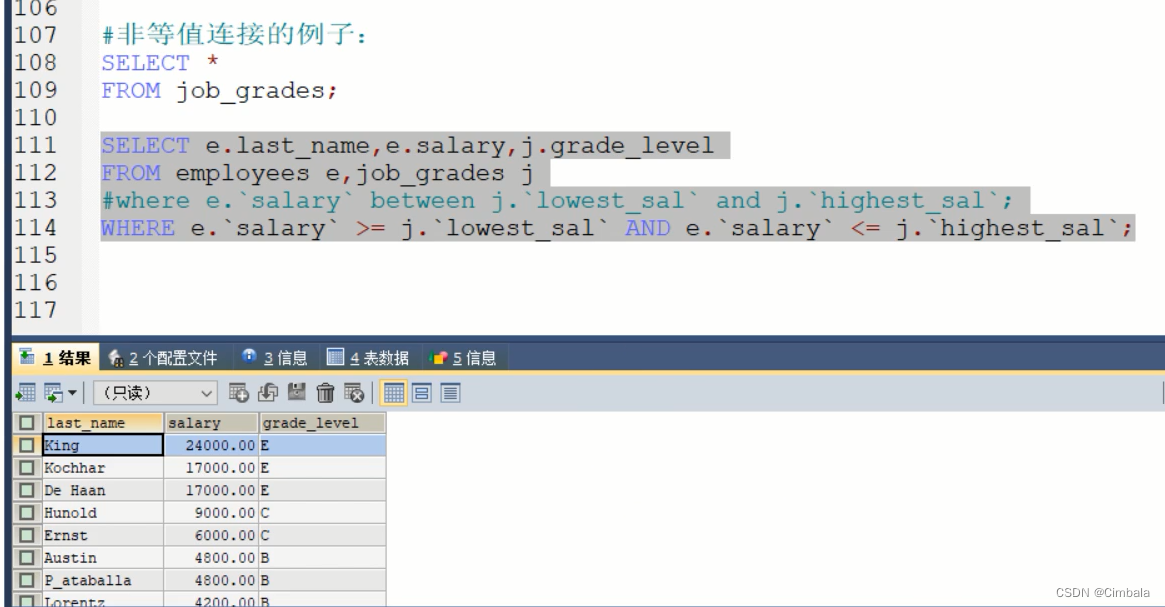 SQL 多表查询