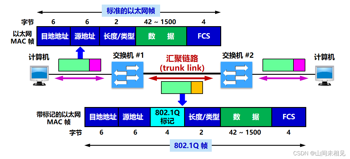 虚拟局域网、广播域、冲突域