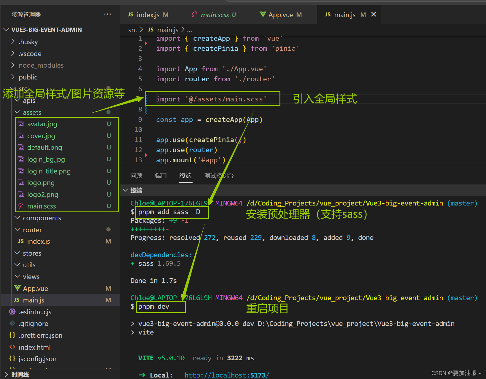 vue3项目 - 目录调整