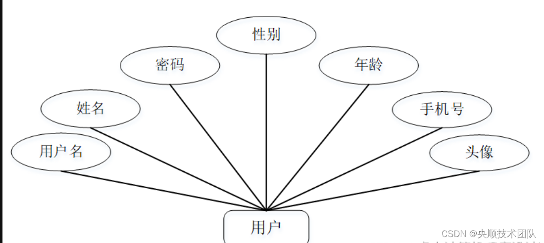 图4-2用户实体属性图