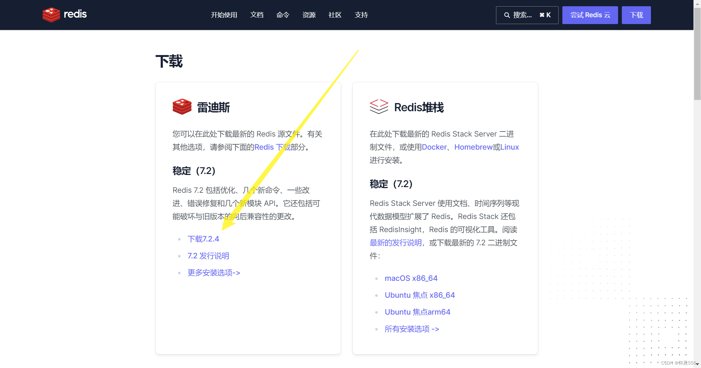 官网下载Redis