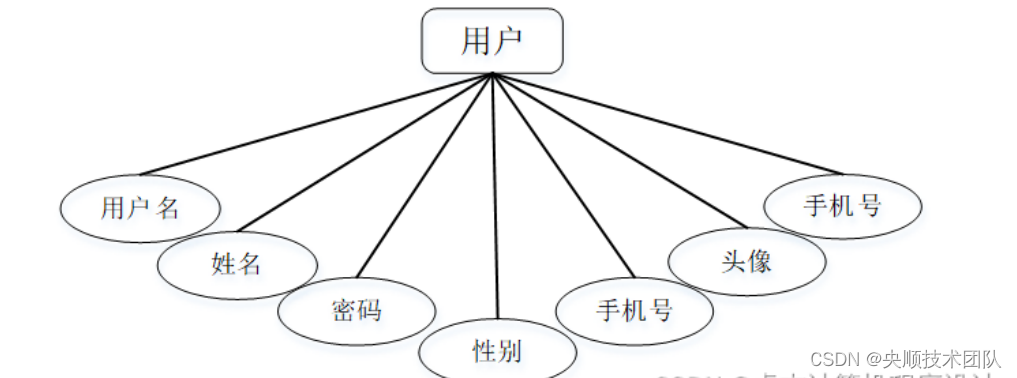 图4-6用户实体属性图