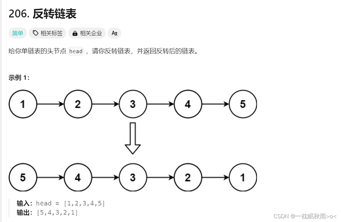 Leecode之反转链表