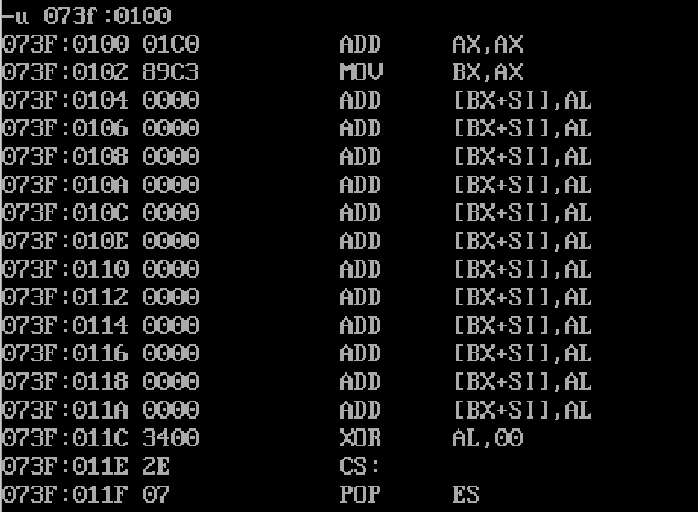 速通汇编（一）debug六种命令使用，四个通用寄存器