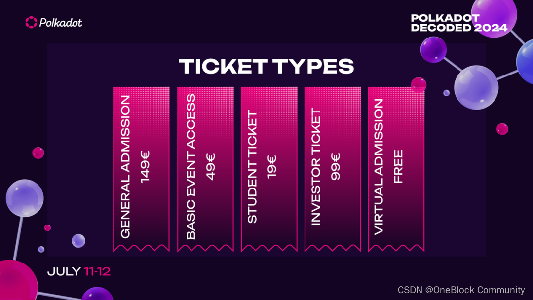2024 Polkadot Decoded 大会亮点前瞻，立即预定参会席位