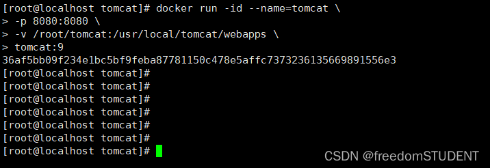 【Docker】部署mysql 和 tomcat