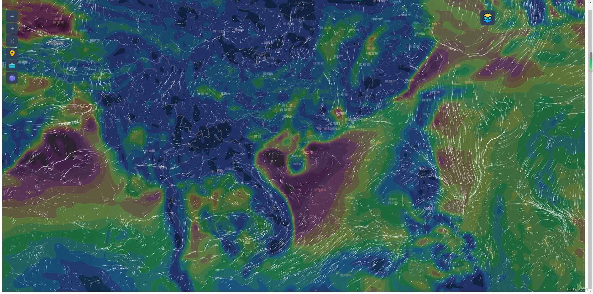 气象数据nc数据矢量化处理解析及可视化