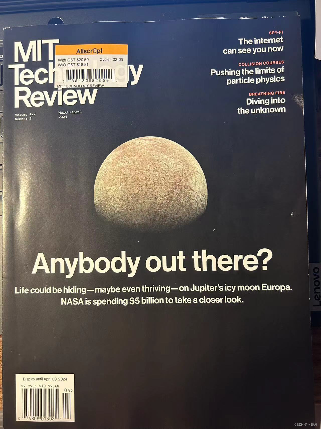 【精华】麻省理工学院MIT技术双月刊（Bimonthly MIT Technology Review）2024年3/4月刊荐书 Book reviews