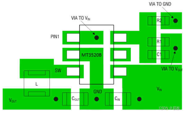 2毛钱不到的2A同步降压DCDC电压6V频率1.5MHz电感2.2uH封装SOT23-5芯片MT3520B