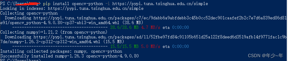 python opencv怎么安装