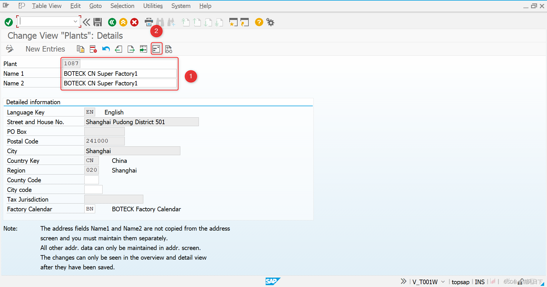 2 MM配置企业结构定义定义工厂代码(Define, copy, delete, check plant)_sap mm 复制 工厂CSDN博客