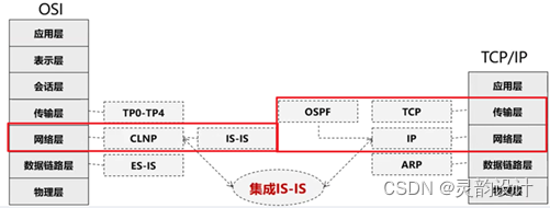 学习笔记——动态路由——IS-IS中间系统到中间系统（背景）