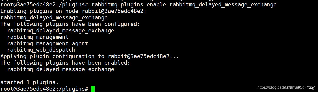 Docker中部署并启动RabbitMQ
