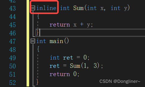 【C++：内联】