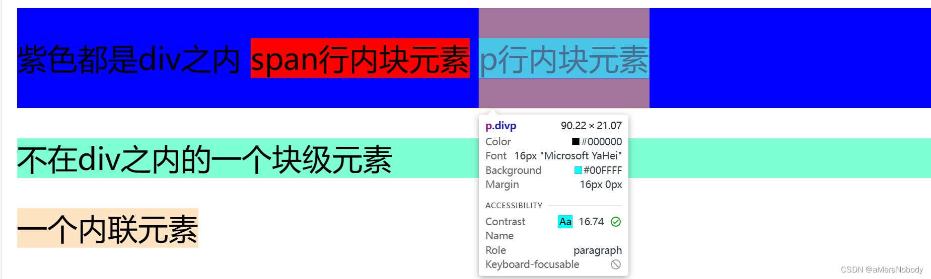 CSS display属性