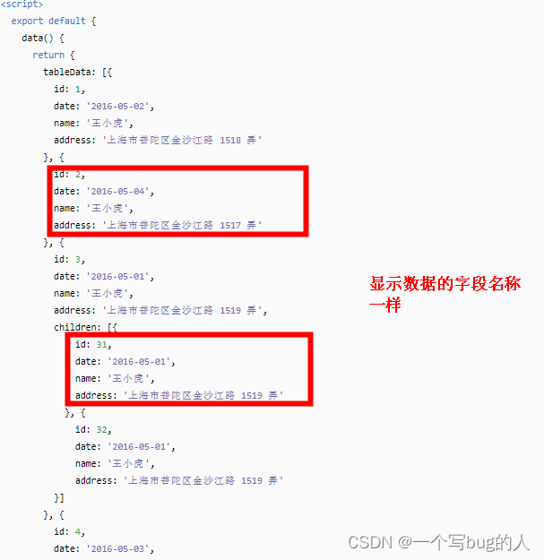 elementui中 表格使用树形数据且固定一列时展开子集移入时背景色不全问题(父级和子级所展示的字段是不一样的时候)