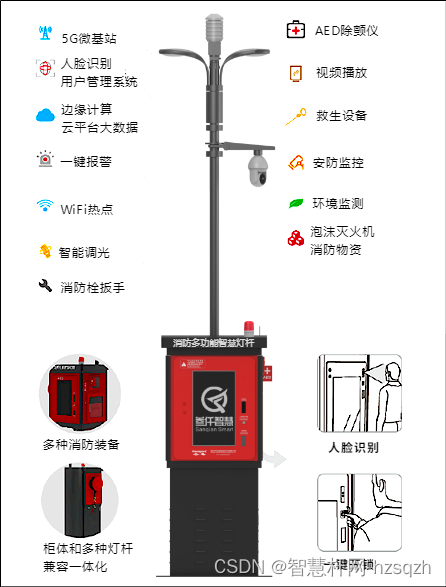 多功能消防智慧灯杆：智慧城市中必备的新型基础设施