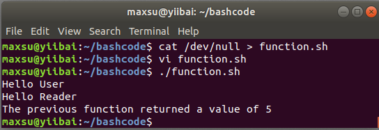 Bash 脚本学习