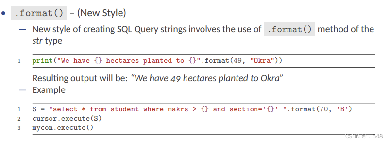 Database Connectivity using Python使用 Python 进行数据库连接