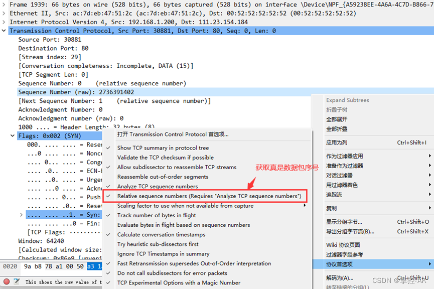 Wireshark数据包分析入门