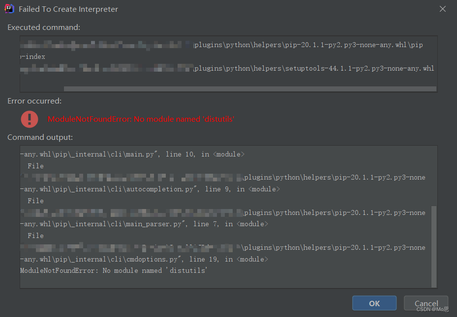 Python环境搭建问题记录_no module named 'distutils-CSDN博客