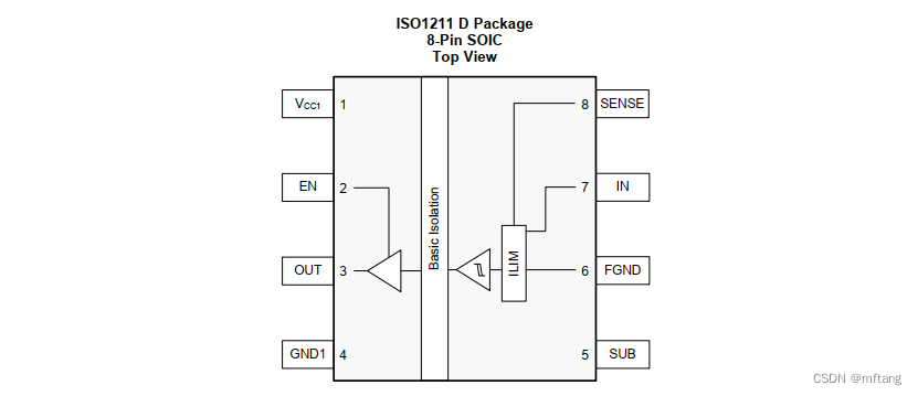 数字型隔离器ISO121x的用法