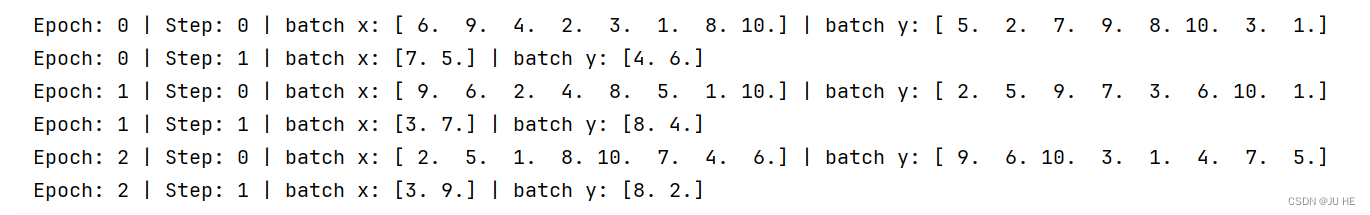 7 pytorch DataLoader, TensorDataset批数据训练方法